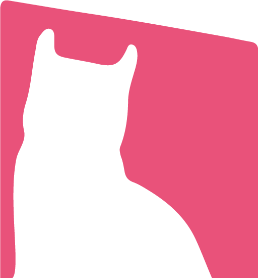Ke2B Start! _Logo - Batman Cat - Pink